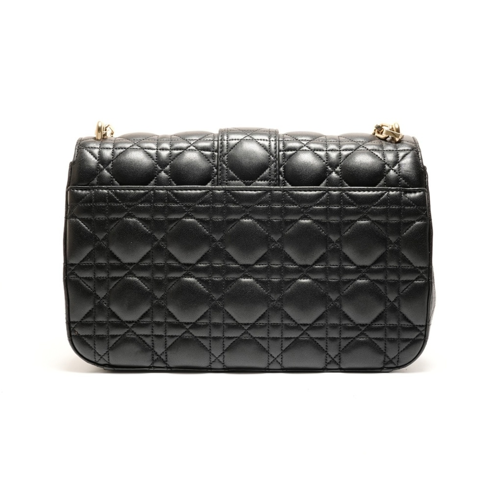 CHRISTIAN DIOR Black Leather Shoulder Bag - Picture 2 of 13